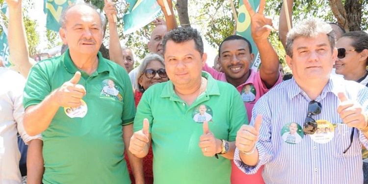 Fernando Monteiro (in memoriam), Marquim e Marcos Monteiro durante a campanha de 2018